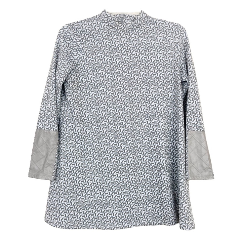 Tyler Boe Crissy Capelet circle geo tunic Sz M